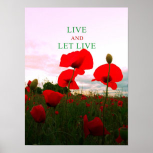 Affiche Live and let live
