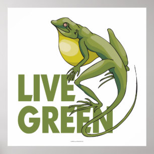 Affiche Live Green