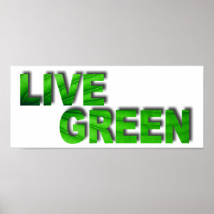 Affiche Live Green