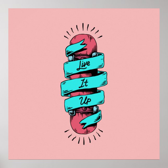 Affiche Live It (Devant)