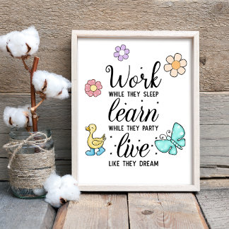 Affiche Live Like They Dream