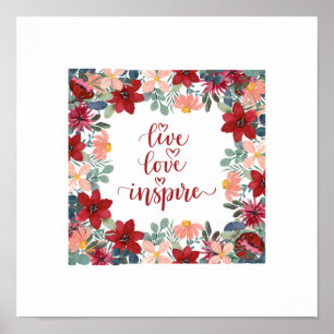 Affiche Live Love inspire