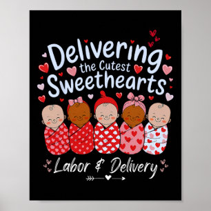 Affiche Livraison des plus mignons amoureux Travail de la