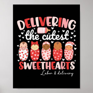 Affiche Livraison des plus mignons amoureux Travail et acc