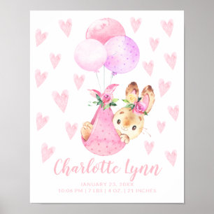 Affiche Livraison spéciale Bunny Lapin Lapin statistiques 