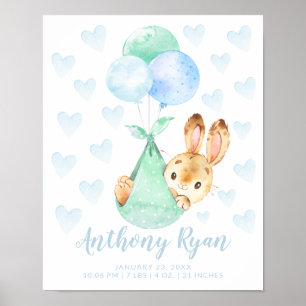 Affiche Livraison spéciale Bunny Lapin Lapin statistiques 