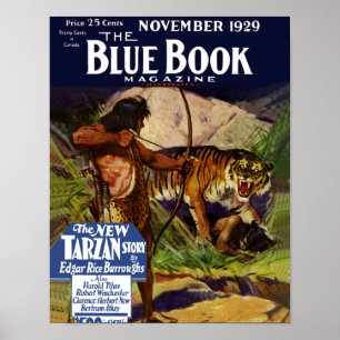 Affiche Livre bleu novembre 1929