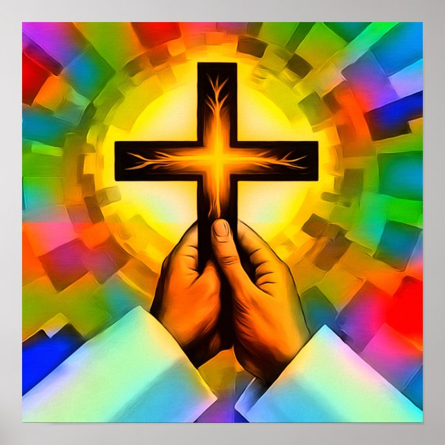 Affiche Livre d'affiche de prière chrétienne (Matte) (Devant)