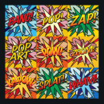 Affiche Livre de bande dessinée Pop Art moderne Coloré Gra<br><div class="desc">Comic Book Pop Art Moderne Colorée Typographie Graphique Motif Poster Anime Cartoon Comic Fiction Manga</div>