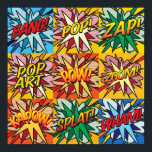 Affiche Livre de bande dessinée Pop Art moderne Coloré Gra<br><div class="desc">Comic Book Pop Art Moderne Colorée Typographie Graphique Motif Poster Anime Cartoon Comic Fiction Manga</div>