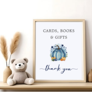 Affiche Livre de cartes Cadeau de Baby Shower pour un Garç