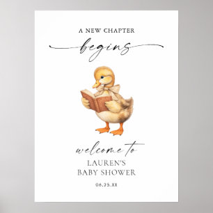 Affiche Livre de contes Un nouveau chapitre commence Fête
