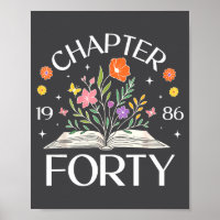 Livre de fleur sauvage pour le 40e anniversaire ch