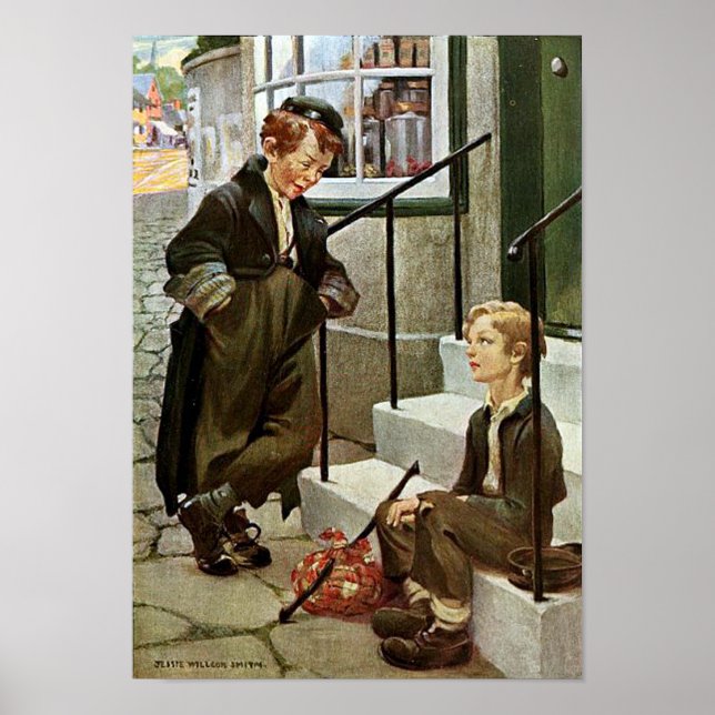 Affiche Livre de l'arrière d'Oliver Twist Print (Devant)
