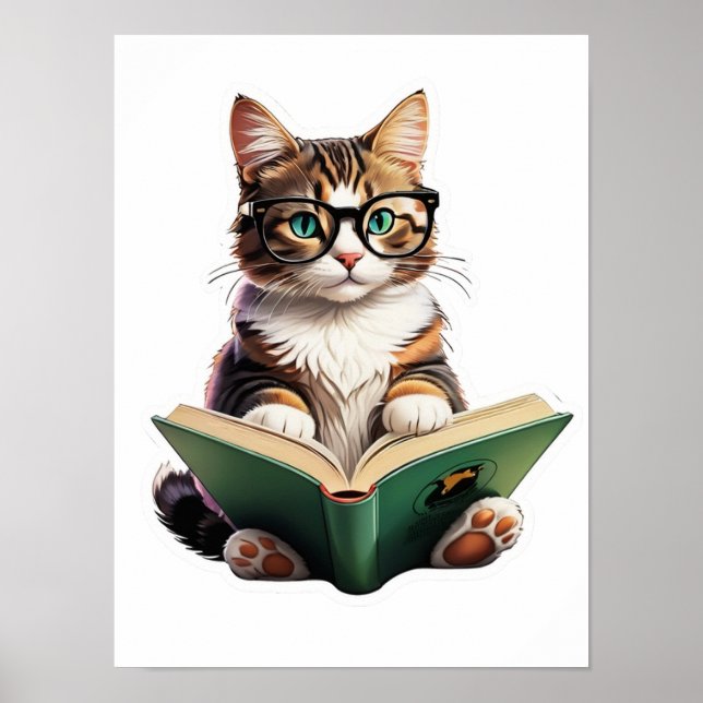 Affiche Livre de lecture Cat (Devant)