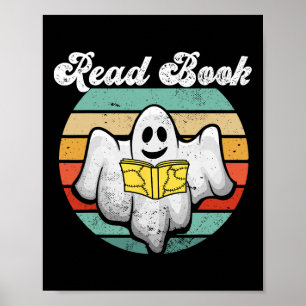 Affiche Livre de lecture Ghost Vintage