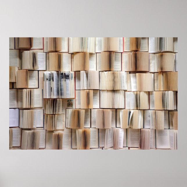 Affiche Livre de livres muraux mur décoratif (Devant)