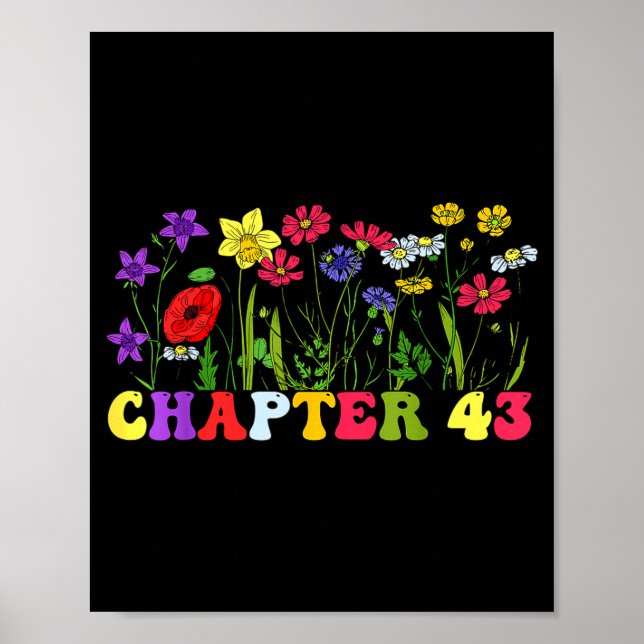 Affiche Livre de naissance 43 ans pour Bo (Devant)