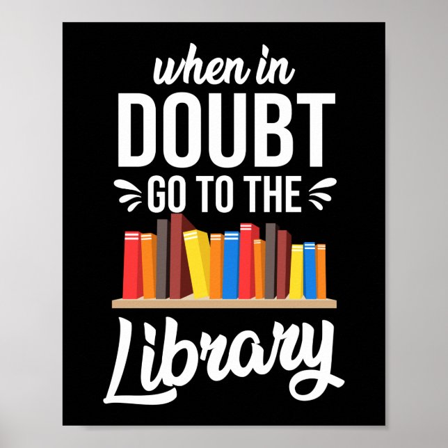 Affiche Livre Littérature Lecture En Doute Aller À (Devant)