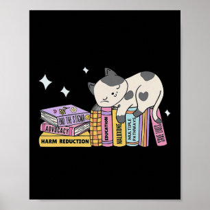 Affiche Livre mignon Réduction de dommages chats sauve des