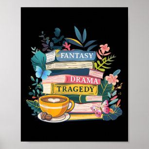 Affiche Livre subtil Anti-Trump Shirt Livre Imaginaire Dra