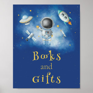 Affiche Livres & Cadeaux Astronaut spatial Roquettes de ga