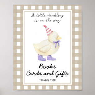 Affiche Livres cartes et cadeaux Lucky Duck