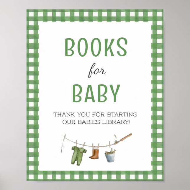 Affiche Livres de douche pour bébé Little Fisherman pour b (Devant)