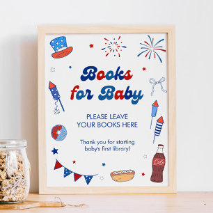 Affiche Livres de fête prénatale Rouge Blanc et Impayable