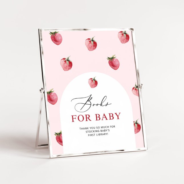 Affiche Livres de fraises pour bébé (Créateur téléchargé)
