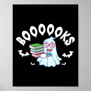 Affiche Livres De Lecture Ghost Costume Halloween Pour Ens