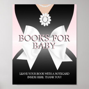 Affiche Livres en tiffany rose moderne pour panneau Baby s