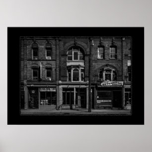Affiche Livres et Bistrots et Bouchers N° 10 avec Bordure