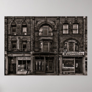Affiche Livres et Bistrots et Bouchers N° 2