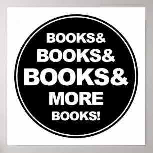 Affiche Livres et livres