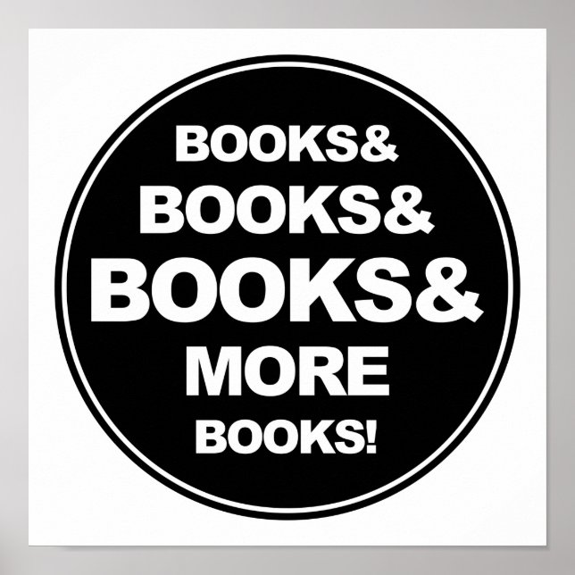 Affiche Livres et livres (Devant)