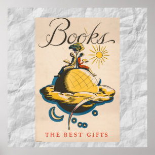 Affiche LIVRES - les meilleurs cadeaux