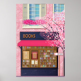 Affiche Livres | Librairie | Illustration