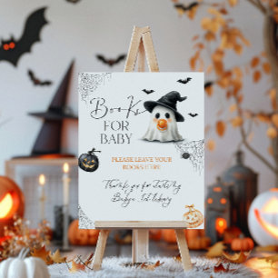 Affiche Livres Little Books Baby shower Halloween
