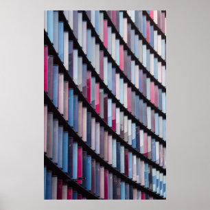 Affiche Livres multicolores sur bâti