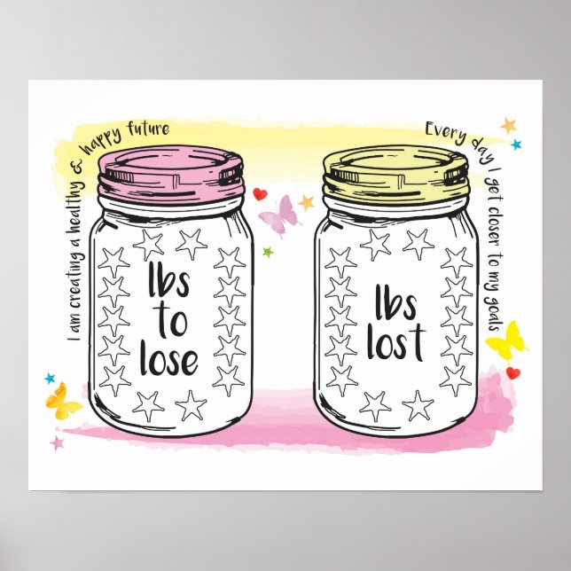 Affiche Livres Perdues Motivationnelle Amincissement Perte (Devant)