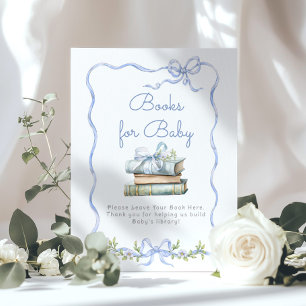Affiche Livres pour bébé Arc bleu Nouveau Chapitre Baby sh