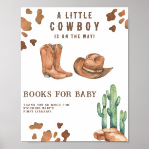 Affiche Livres pour bébé pour la fête prénatale de bébé co