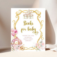 Affiche Livres pour Bébé Princesse Royale Carrosse