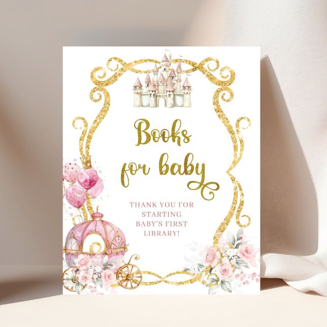 Affiche Livres pour Bébé Princesse Royale Carrosse (Créateur téléchargé)