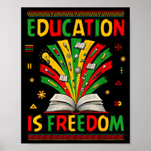 Affiche Livres sur la liberté de l'éducation Amateur de l'