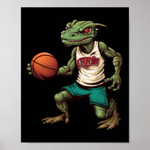 Affiche Lizard Basket