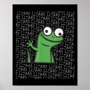 Affiche Lizard Lizard Lizard Funny Weirdcore Animal mème G