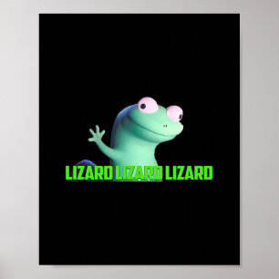 Affiche Lizard Lizard Lizard Lizard Funny Weirdcore meme V