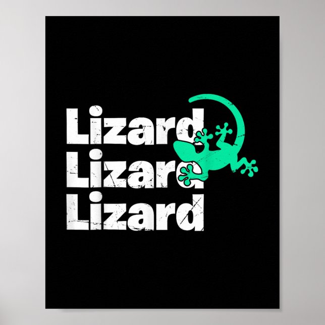 Affiche Lizard Lizard Lizard Mème amusant _2 (Devant)